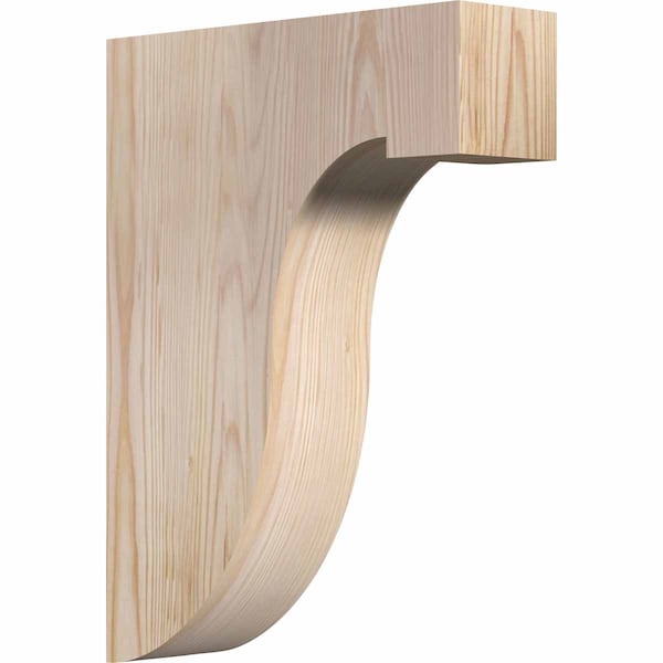 Ekena Millwork Del Monte Smooth Corbel, Douglas Fir, 3 1/2"W x 12"D x 16"H COR04X12X16DEL00SDF - main